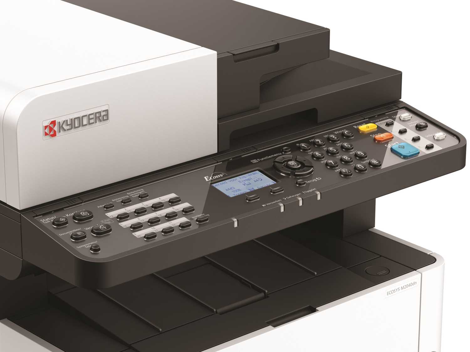 Лазерный копир-принтер-сканер Kyocera M2040dn (А4, 40 ppm, 1200dpi, 512Mb, USB, Network, автоподатчик, тонер) отгрузка только с доп.тонером TK-1170