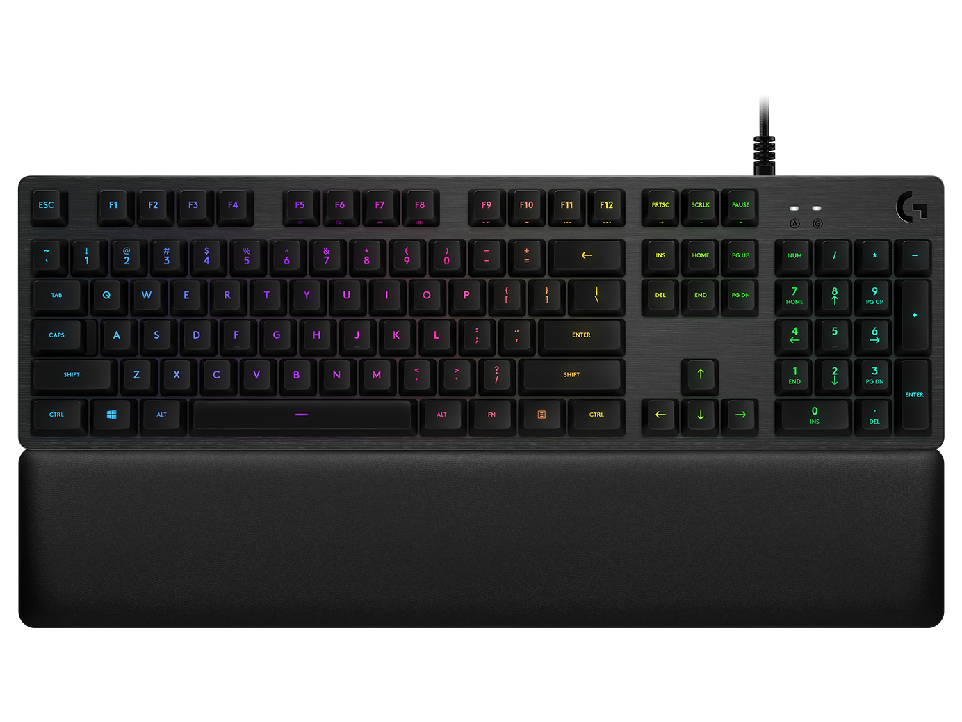 Клавиатура игровая Logitech G513 CARBON LIGHTSYNC RGB Mechanical Gaming Keyboard, GX Brown-CARBON-RUS-USB-N/A-INTNL-TACTILE (арт. 920-009329, M/N: Y-U0034)