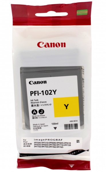 Картридж Canon PFI-102Y (0898B001)