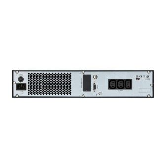 Источник бесперебойного питания APC Easy UPS SRV1KRIRK Источник бесперебойного питания, APC, Easy UPS SRV1KRIRK, Комплект: SRV1KRI-1шт, SRVRK1-1 шт, Онлайн, Мощность 1000ВА/800Вт, Стоечный 2U, 230В, Вых: 3x IEC C13, Intelligent Card Slot, LCD, W/ Rail Kit, APCRBCV200, Чёрный