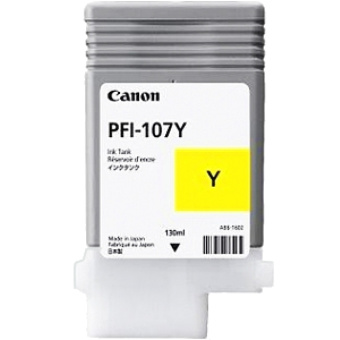 Тонер Canon PFI-107Y (6708B001) Тонер Canon/PFI-107Y/Струйный широкоформатный/№107/желтый/130 мл