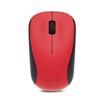 Компьютерная мышь Genius NX-7000 Red Компьютерная мышь, Genius, NX-7000, 3D, Оптическая, 1200dpi, Беcпроводная 2.4ГГц, Красный