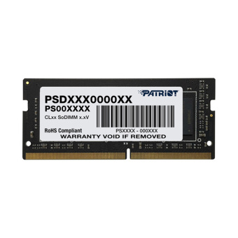 Модуль памяти для ноутбука Patriot PSD416G320081S DDR4 16GB Модуль памяти для ноутбука, Patriot, PSD416G320081S, DDR4, 16GB, SO-DIMM <PC4-25600/3200MHz>