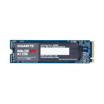 Твердотельный накопитель внутренний Gigabyte GP-GSM2NE3256GNTD 256GB M.2 PCI-E 3.0x4 Твердотельный накопитель SSD, Gigabyte, GP-GSM2NE3256GNTD (4719331806873), 256GB, M.2, PCI-E 3.0x4, NVMe, 1700/1100 Мб/с