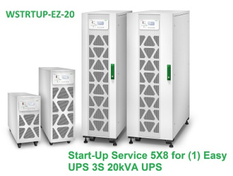 Установка APC WSTRTUP-EZ-20 (WSTRTUP-EZ-20) Установка APC/WSTRTUP-EZ-20/Start-Up Service 5X8 for (1) Easy UPS 3S 20kVA UPS