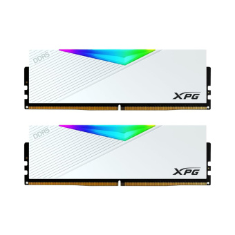 Комплект модулей памяти ADATA XPG Lancer RGB AX5U6400C3216G-DCLARWH DDR5 32GB (Kit 2x16GB) 6400MHz Комплект модулей памяти, ADATA, XPG Lancer RGB, AX5U6400C3216G-DCLARWH (Kit 2x16GB) DDR5, CL32, 32GB, DIMM <PC5-51200/6400MHz>