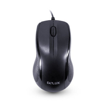 Компьютерная мышь Delux DLM-388OUB Компьютерная мышь, Delux, DLM-388OUB, 3D, Оптическая, 800dpi, USB, Длина кабеля 1,6 метра, Размер: 115,5*39,1*65,3мм., Чёрный