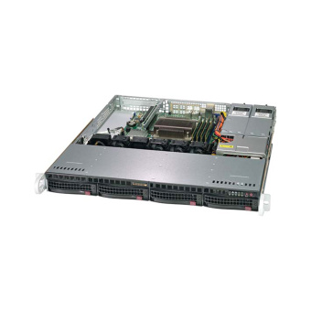 Серверная платформа SUPERMICRO SYS-5019C-M Серверная платформа, SUPERMICRO, SYS-5019C-M, 1U, LGA 1151, 4xDDR4, Hot-swap, 1x350W