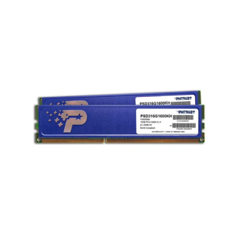 Комплект Модулей памяти Patriot PSD316G1600KH DDR3 16GB (Kit 2x8GB) Комплект модулей памяти Patriot, PSD316G1600KH, DDR3, 16GB (Kit 2x8GB)