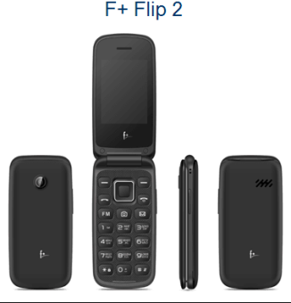 Flip2 Black, 2.4'' 240х320, 32MB RAM, 32MB, up to 32GB flash, 0.08Mpix, 2 Sim, BT v3.0, Micro-USB, 750 мА·ч, 100g, 106,3 ммx51,5 ммx15,2 мм Flip2 Black, 2.4'' 240х320, 32MB RAM, 32MB, up to 32GB flash, 0.08Mpix, 2 Sim, BT v3.0, Micro-USB, 750 мА·ч, 100g, 106,3 ммx51,5 ммx15,2 мм