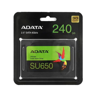 Твердотельный накопитель SSD ADATA ULTIMATE SU650 240GB SATA Твердотельный накопитель SSD, ADATA, ULTIMATE SU650 ASU650SS-240GT-R, 240GB, SATA, 520/450 Мб/с