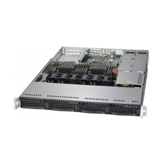 Серверная платформа SUPERMICRO SYS-6019P-MTR Серверная платформа, SUPERMICRO, SYS-6019P-MTR, 1U, 2xLGA 3647, 8xDDR4, 4x3.5" Hot-swap, 2x800W, Black
