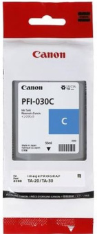 Картридж Canon Ink PFI-030 (3490C001) Картридж Canon/Ink PFI-030/Струйный широкоформатный/Синий/55 мл