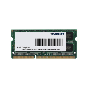 Модуль памяти для ноутбука Patriot PSD34G16002S DDR3 4GB Модуль памяти для ноутбука, Patriot, PSD34G16002S, DDR3, 4GB