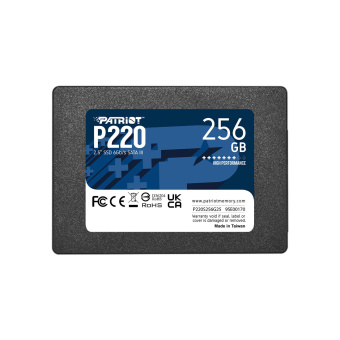 Твердотельный накопитель SSD Patriot P220 256GB SATA III Твердотельный накопитель SSD, Patriot, P220 P220S256G25, 256GB, SATA III, 550/490 Мб/с