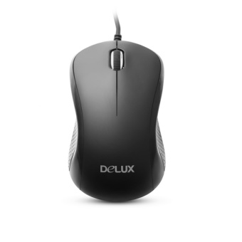 Компьютерная мышь Delux DLM-391OUB Компьютерная мышь, Delux, DLM-391OUB, 3D, Оптическая, 1000dpi, USB, Длина кабеля 1,6 метра, Размер: 111,6*61,95*39мм., Чёрный