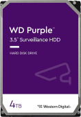 Жесткий диск для видеонаблюдения HDD  4Tb Western Digital Purple SATA 6Gb/s 256Mb 3,5" WD43PURZ