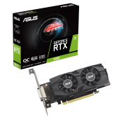 Видеокарта ASUS GeForce RTX3050 OC GDDR6 6GB 96-bit DVI HDMI DP RTX3050-O6G-LP-BRK