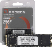 Твердотельный накопитель  256GB SSD AMD RADEON R5 M.2 2280 SATAIII R550MB/s W469MB/s R5M256G8