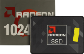 Твердотельный накопитель 1024GB SSD AMD RADEON R5 SATA3 2,5" R550/W500 7mm R5SL1024G