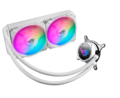 Водяное охлаждение CPU Asus ROG STRIX LC 240 RGB WHITE EDITION Liquid CPU Cooler, 2 x12cm