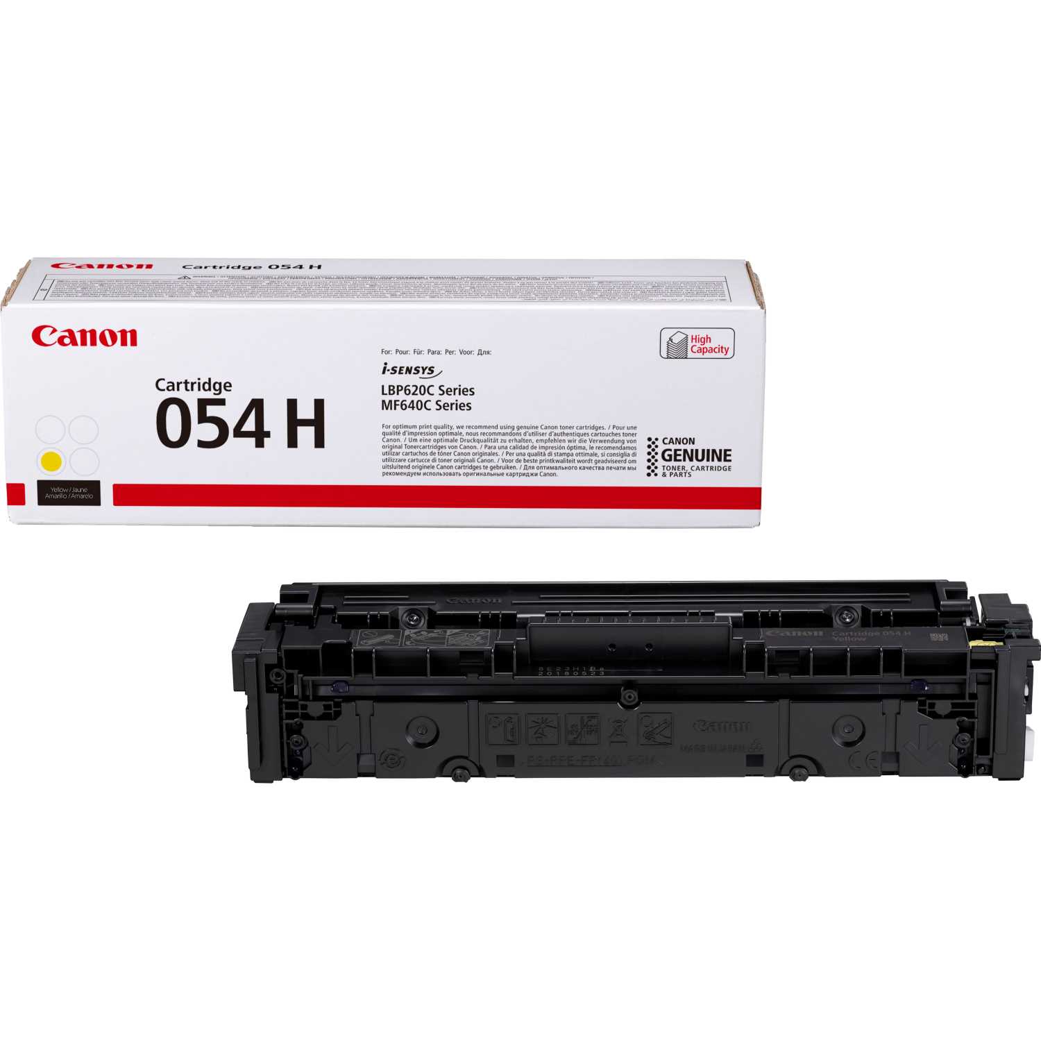 Картридж Canon 054H Y жёлтый для LBP62Х/MF64X (2 300 стр.)