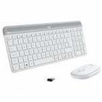 Комплект беспроводной Logitech Slim Wireless Keyboard and Mouse Combo MK470-OFFWHITE-RUS-2.4GHZ-N/A-INTNL (M/N: Y-R0075 / MR0082 / C-U0010)