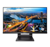 Монитор LCD 23.8'' [16:9] 1920х1080(FHD) IPS, nonGLARE, TOUCH, 75 Hz, 250 cd/m2, H178°/V178°, 1000:1, 50М:1, 16.7M, 4ms, VGA, HDMI, DP, USB-Hub, Height adj, Tilt, Speakers, 3Y, Black