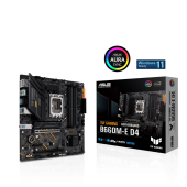 Материнская плата ASUS TUF GAMING B660M-E D4, LGA1700 4xDDR4 4xSATA3 RAID 4xM.2 HDMI DP mATX