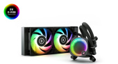 Водяное охлаждение для CPU EKWB EK-NUCLEUS AIO CR240 LUX D-RGB, 2x120mm Socket Intel/AMD Black