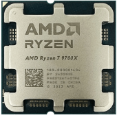 Процессор AMD Ryzen 7 9700X 3,8GHz (5,5GHz Turbo) AM5, 4nm, 8/16/ L2 8Mb, L3 32Mb 65W 100-000001404