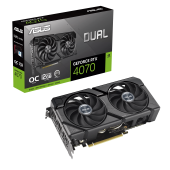 Видеокарта ASUS GeForce RTX4070 OC, 12GB GDDR6X 192-bit 1xHDMI 3xDP DUAL-RTX4070-O12G-EVO