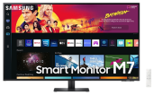 Монитор 43" SAMSUNG SMART M7 VA 3840x2160 60Hz 4мс 300кд/м2 5000:1 2xHDMI USB-C 3xUSB LS43BM702UIXCI