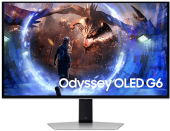 Монитор 27" SAMSUNG LS27DG600SIXCI, OLED, 2560x1440 360Hz 0,03мс 250кд/м2 1млн:1 2xHDMI 1xDP 2xUSB