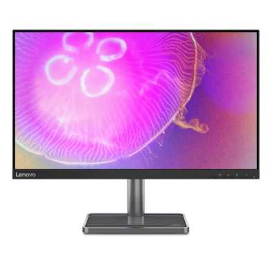 Монитор Lenovo 66D1GAC1EU L24q-35 24 inch 2K QHD Gaming Monitor with Eyesafe (IPS Panel, 75Hz, 4ms, HDMI, DP, FreeSync™, Metal Stand with Speakers and Phone Holder) - Tilt Stand