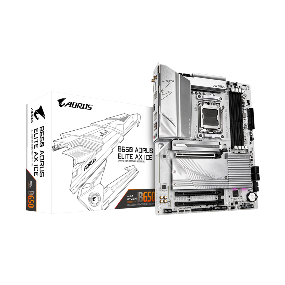 Материнская плата Gigabyte B650 A ELITE AX ICE