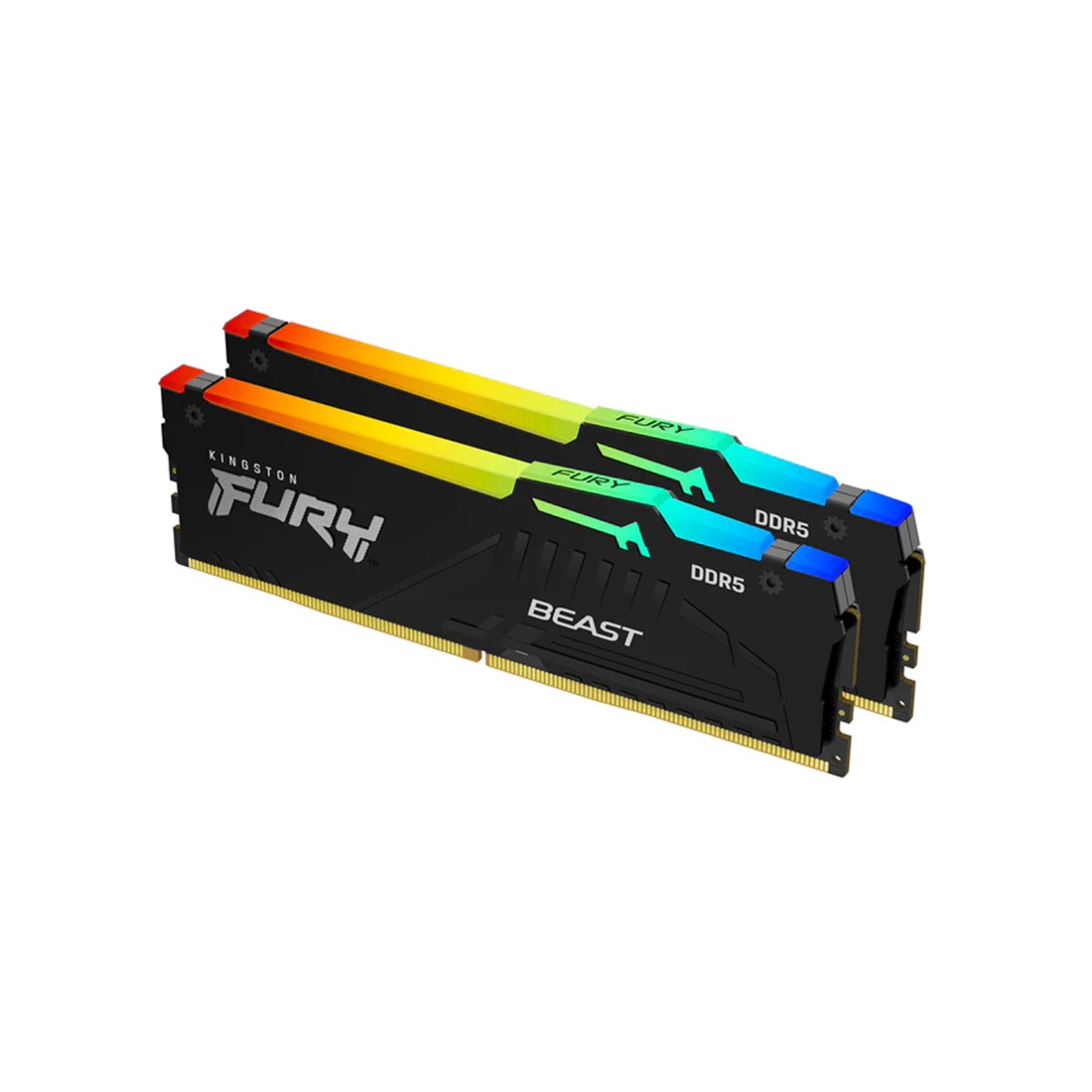 Комплект модулей памяти Kingston Fury Beast KF560C40BWAK2-32 DDR5 32GB (Kit 2x16GB) 6000MHz