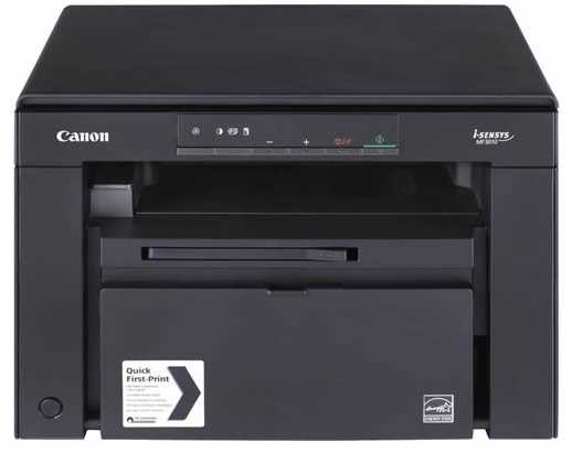 МФУ Canon i-SENSYS MF3010 Bundle (А4, Printer/ Scanner/ Copier, 600 dpi, Mono, 18 ppm, tray 150 pages, USB 2.0, cart. CRG 725 + 2 CRG 725)