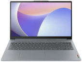 Ноутбук Lenovo 82X7009CRK IdeaPad Slim 3 15IRU8 15.6" FHD(1920x1080) IPS/Intel Core i3-1305U up to 4.5GHz (P), 3.3GHz (E) (5Cores)/8GB/512GB/Integrated/Wi-Fi 6/BT5.1/1080P HD Camera/Windows 11 Home/1Y/Arctic Grey