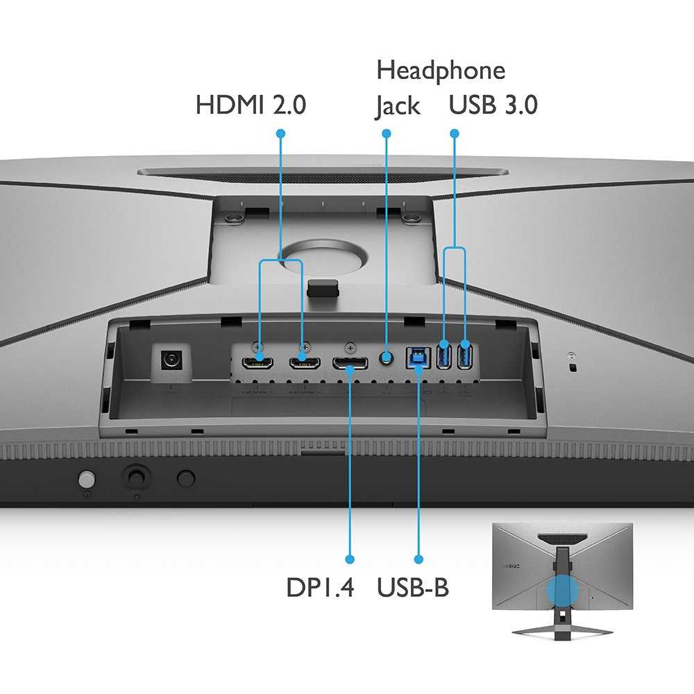 Монитор LCD 27'' EX270M BENQ 16:9 1920x1080(FHD) IPS, nonGLARE, 400cd/m2, H178°/V178°, 1000:1, 12M:1, 16.7M, 1ms, HDMI, DP, USB-C, USB-B, HDCP