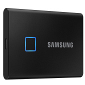 Внешний SSD 2000Gb Samsung T7 Touch USB 3.2 Gen.2 (10 Гбит/c)  AES 256 Сенсорная защита MU-PC2T0K/WW