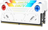 Оперативная память 32GB Kit (2x16GB) GEIL EVO V RGB 6400Mhz DDR5 PC5-51200 GESW532GB6400C38ADC White