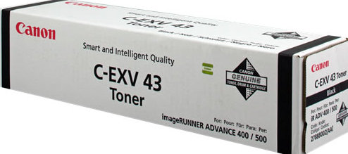 Тонер CEXV 43 Black (черный) для imageRunner Advance 400i/500i (ISO 15 200 стр)