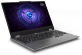 Ноутбук Lenovo 83DV005LRK LOQ 15IRX9 15.6" WQHD (2560x1440) IPS 165Hz/Intel Core i5-13450HX up to 4.6GHz (P), 3.4GHz (E) (10C)/16GB/1TB SSD/NVIDIA GeForce RTX4050 6GB/Wi-Fi 6/BT5.1/1080P HD Camera/BKLT/DOS/1Y/Luna Grey