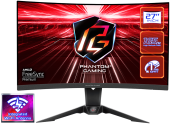 Монитор 27" ASRock PG27Q15R2A VA 2560x1440@165Hz 1мс 550cd/m2 4000:1 Curved 2xHDMI DP WiFi Black