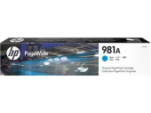 HP 981A Cyan Original PageWide Cartridge для HP PageWide Enterprise Color 556,MFP 586