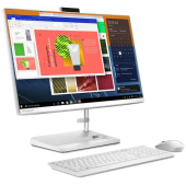 Моноблок Lenovo F0G100BGRK IdeaCentre AIO 3 24ALC6 23,8'' FHD (1920 x 1080) IPS/AMD Ryzen 3 5300U 2,6Ghz Quad/4GB/256GB/Integrated/Wi-Fi/BT5.0/720P HD Camera/USB mouse+keyboard/DOS/1Y/White