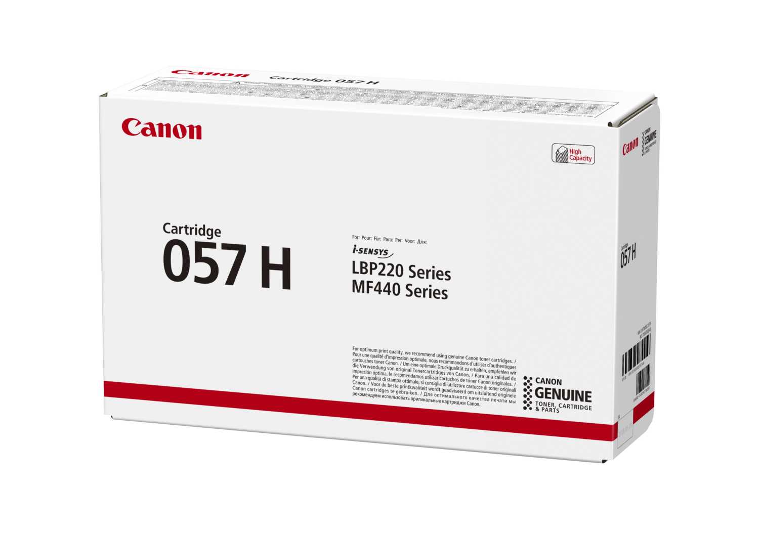 Тонер картридж Canon CRG057H для LBP212dw, LBP223dw, LBP226x, MF443dw, MF445dw, MF446x, MF449x (10000 стр.)