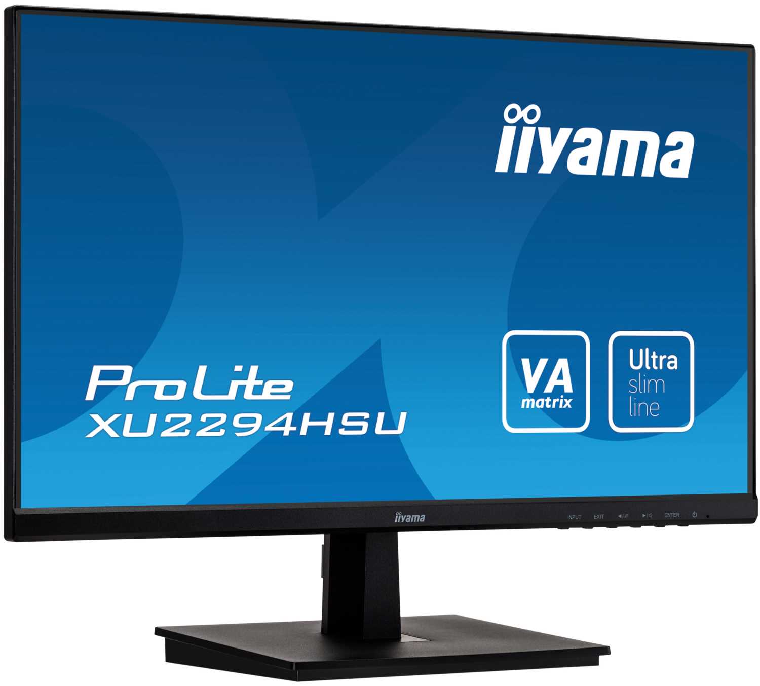 Монитор LCD 21.5'' [16:9] 1920х1080(FHD) VA, nonGLARE, 250cd/m2, H178°/V178°, 3000:1, 80M:1, 16.7M, 4ms, VGA, HDMI, DP, USB-Hub, Tilt, Speakers, 3Y, Black