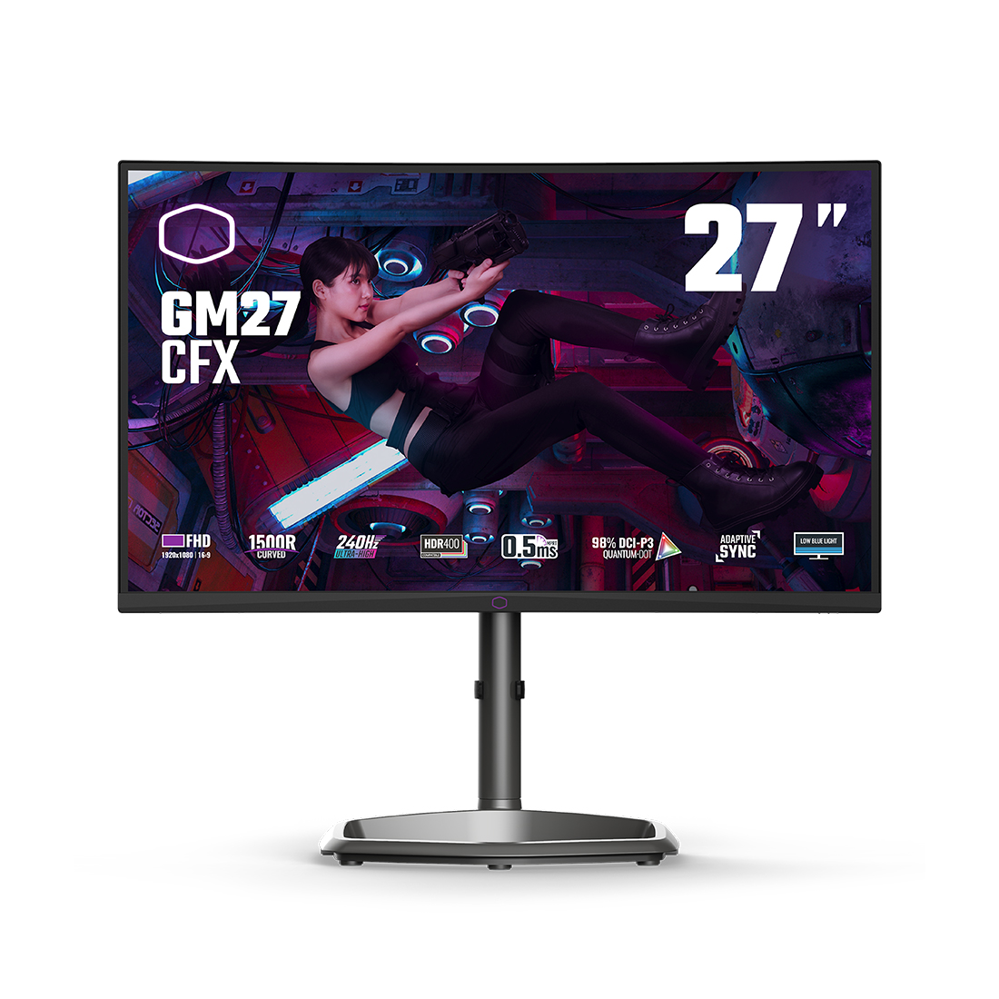 Монитор 27" Cooler Master CMI-GM27-CFX-EK